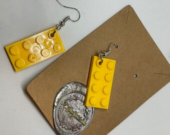 Lego earrings