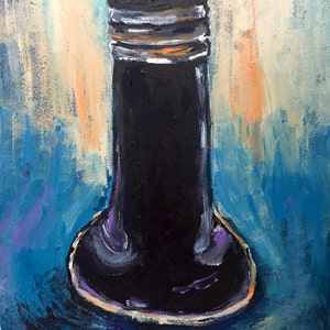 Clarinet artwork print