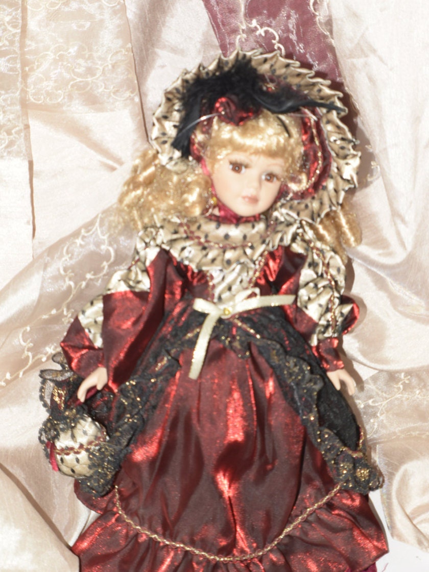 Genuine Fine Bisque Porcelain Doll