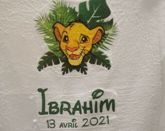 Grande couverture de bébé personnalisée - Couverture imprimée photo ou image au choix - Envoi offert en point relay