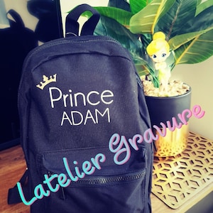 Sac d'école personnalisé sac maternelle Princesse à la maternelle