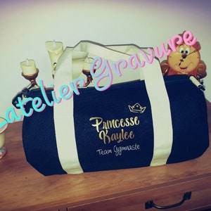 Sac polochon personnalisé coloris au choix - Envoi colissimo