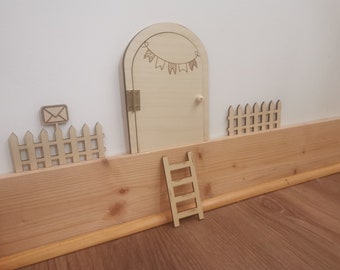 The Tooth Fairy Door - Personalized Tooth Box - Magic Tooth Fairy Door - Free shipping via parcel relay