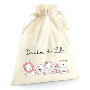 Sac à doudou - pochette à doudou personnalisé envoi Gratuit