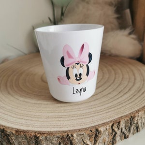 Personalized cup - Personalized tumbler - Cup with first name and drawing - School cup - Nanny cup - Free shipping by relay