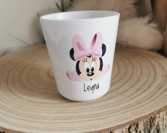 Personalized cup - Personalized tumbler - Cup with first name and drawing - School cup - Nanny cup - Free shipping by relay