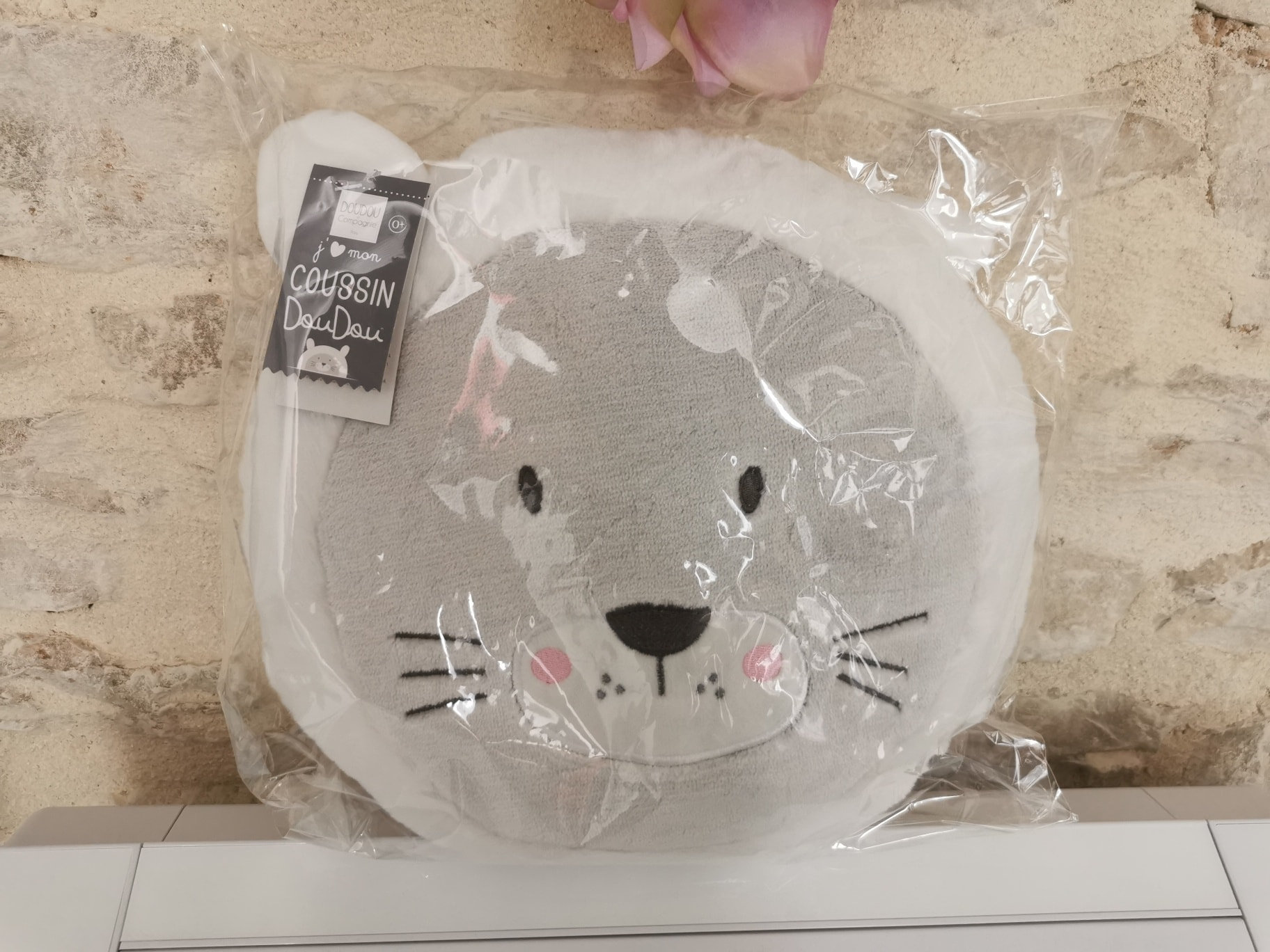 Coussin Lion à Personnaliser - Coussin Maternelle Cadeau de Naissance