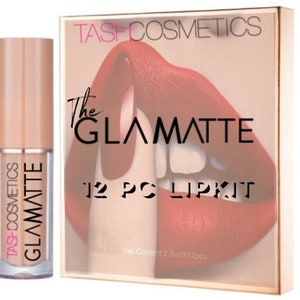 The Glamatte 12 piece Liquid Lipstick + Lip-gloss Combo Kit