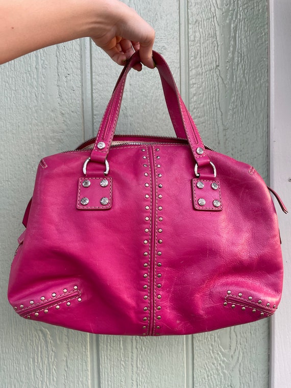 Vintage y2k Coach Hot pink duffle handbag shoulder demi purse for Sale in  Sacramento, CA - OfferUp