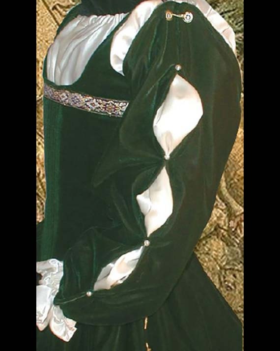 Medieval underwear for women, linen dress, costume