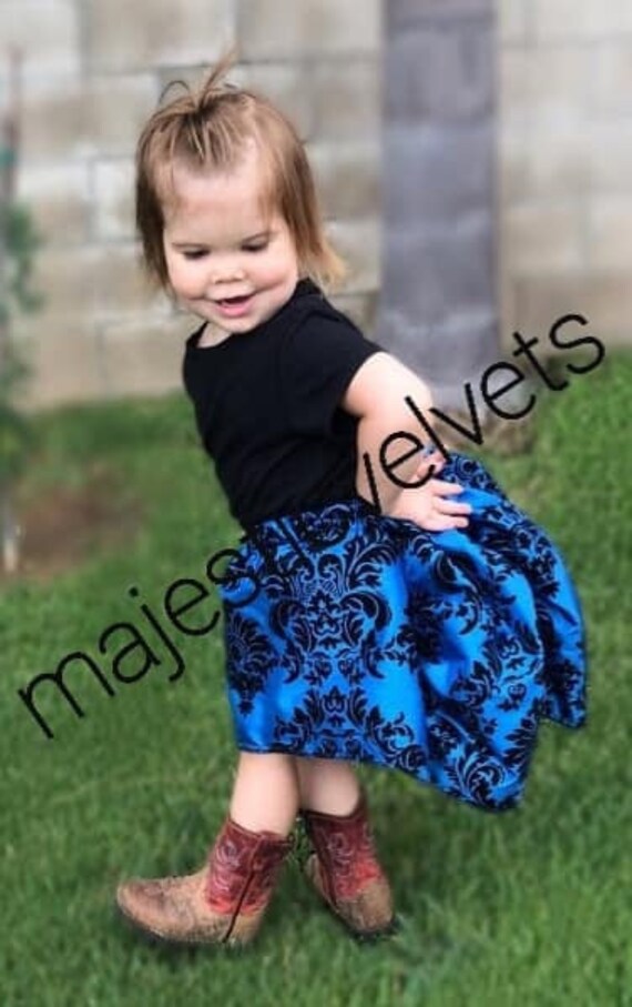 Baby and Children's Steampunk Bustle Skirts in a variety of colors