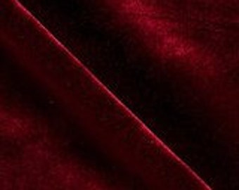 Velvet Fabric by the yard in 5 colors