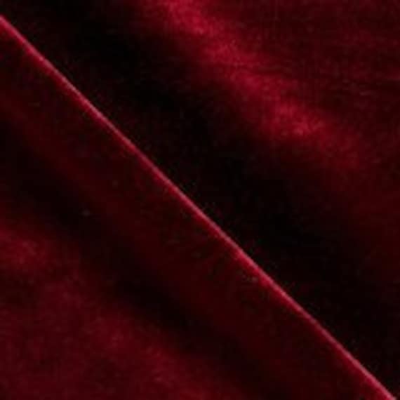 Velvet Fabric by the yard in 5 colors