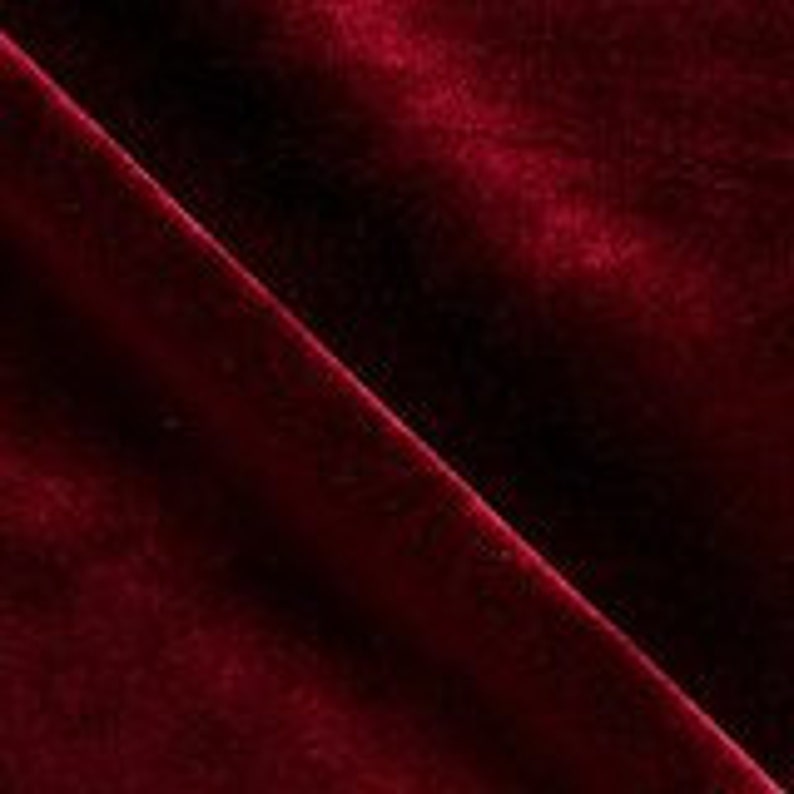 Velvet Fabric by the Yard in 5 Colors Etsy