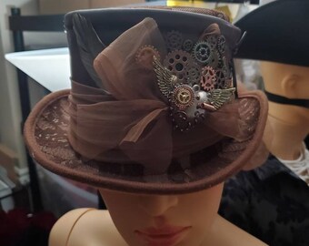 Brown Steapunk Hat