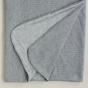 Kids grey waffle knit double sided blanket SALE STORE CLOSING!