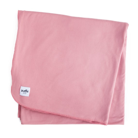 mauve swaddle blanket