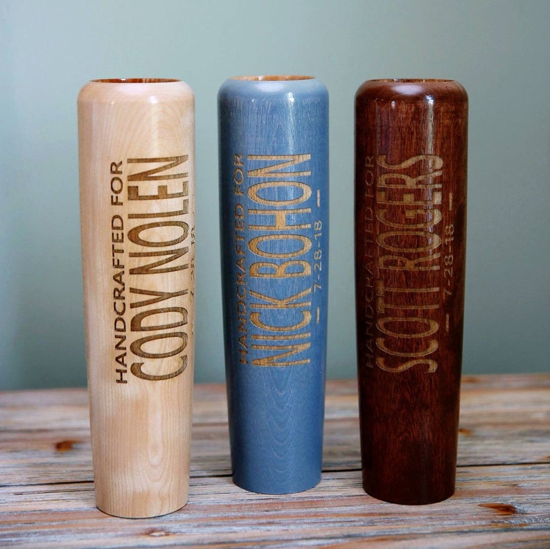 Customizable Baseball Bat Mugs 1 Groomsmen Gift Idea Etsy