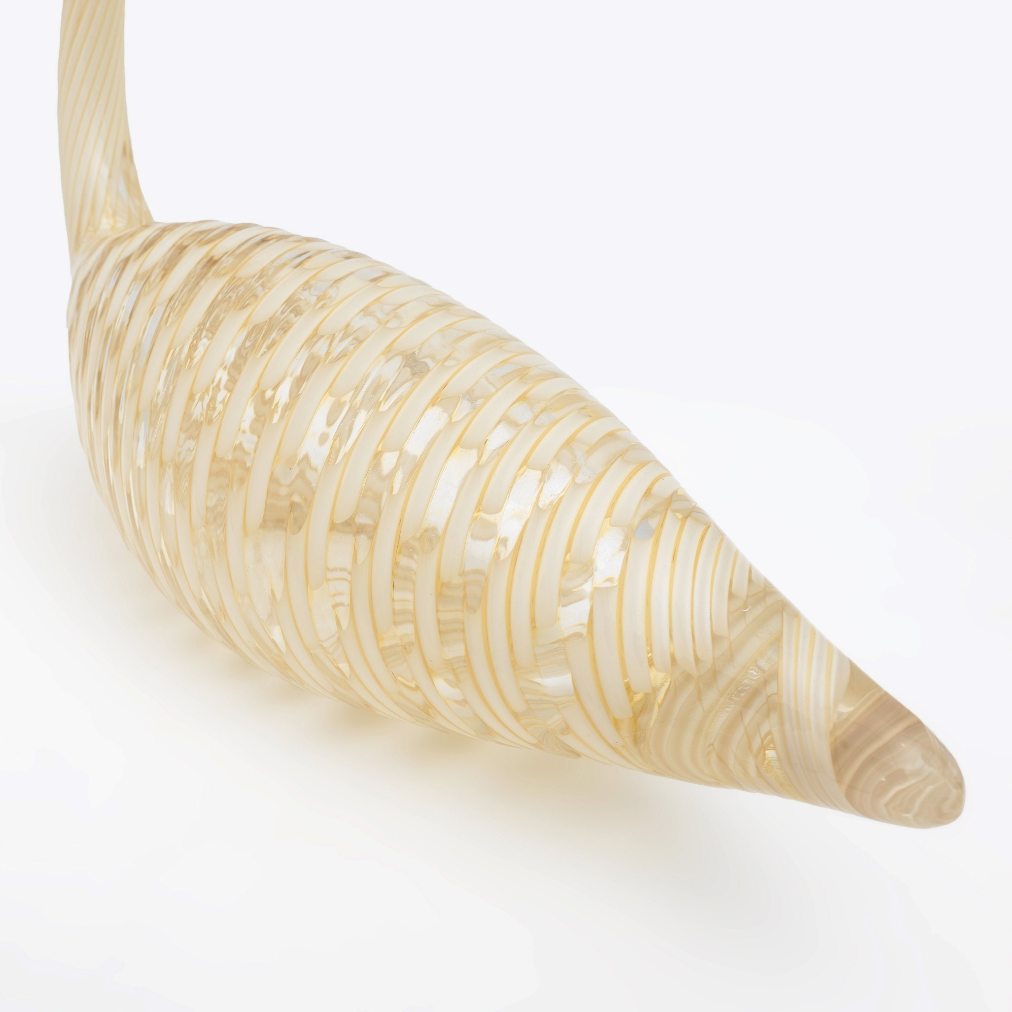 Murano Blown Glass Swan by Licio Zanetti - Murano - Mid Last