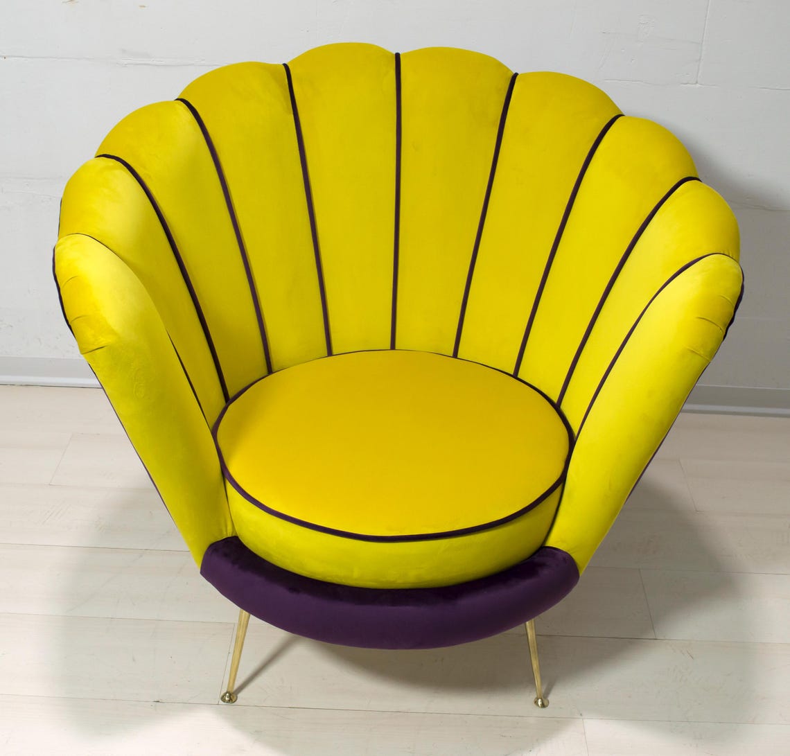 Radice & Minotti Mid-Century Modern Italian Velvet Armchair, 1950s, photo 1 of 5