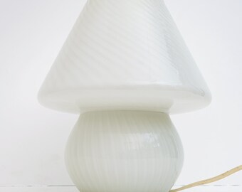 Venini Mushroom Lamp - Vintage - Murano Glass - Made in Italy