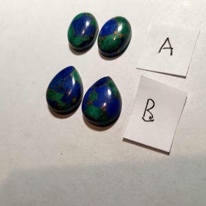 Azurite Copper Malachite Loose Gemstones Jewelry Supply
