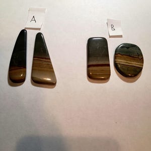 Landskap Jaspis Lös Cabochon Ädelstensset Smyckesleverans bild 2