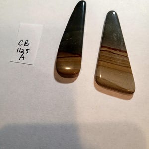 Landskap Jaspis Lös Cabochon Ädelstensset Smyckesleverans bild 5