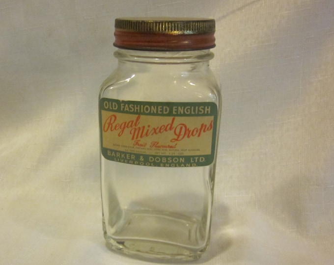 Barker Dobson Vintage Bottle Barker Dobson Liverpool Regal Mixed Drops