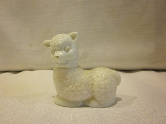 Vintage Avon lamb perfume bottle with Vintage Avon 1970's Little Lamb Perfume