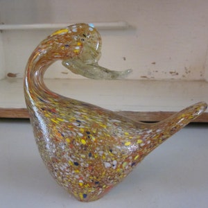 Figurina di anatra in vetro artistico Murano? anatra in vetro da collezione statuetta in vetro artistico anatra in vetro soffiato a mano