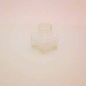Small vintage glass inkwell vintage inkwell vintage office