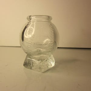Jim Beam glass baseball shot glass vintage Jim Beam collectible barware shot glass shots sports vintage bar collectible bourbon whiskey shot