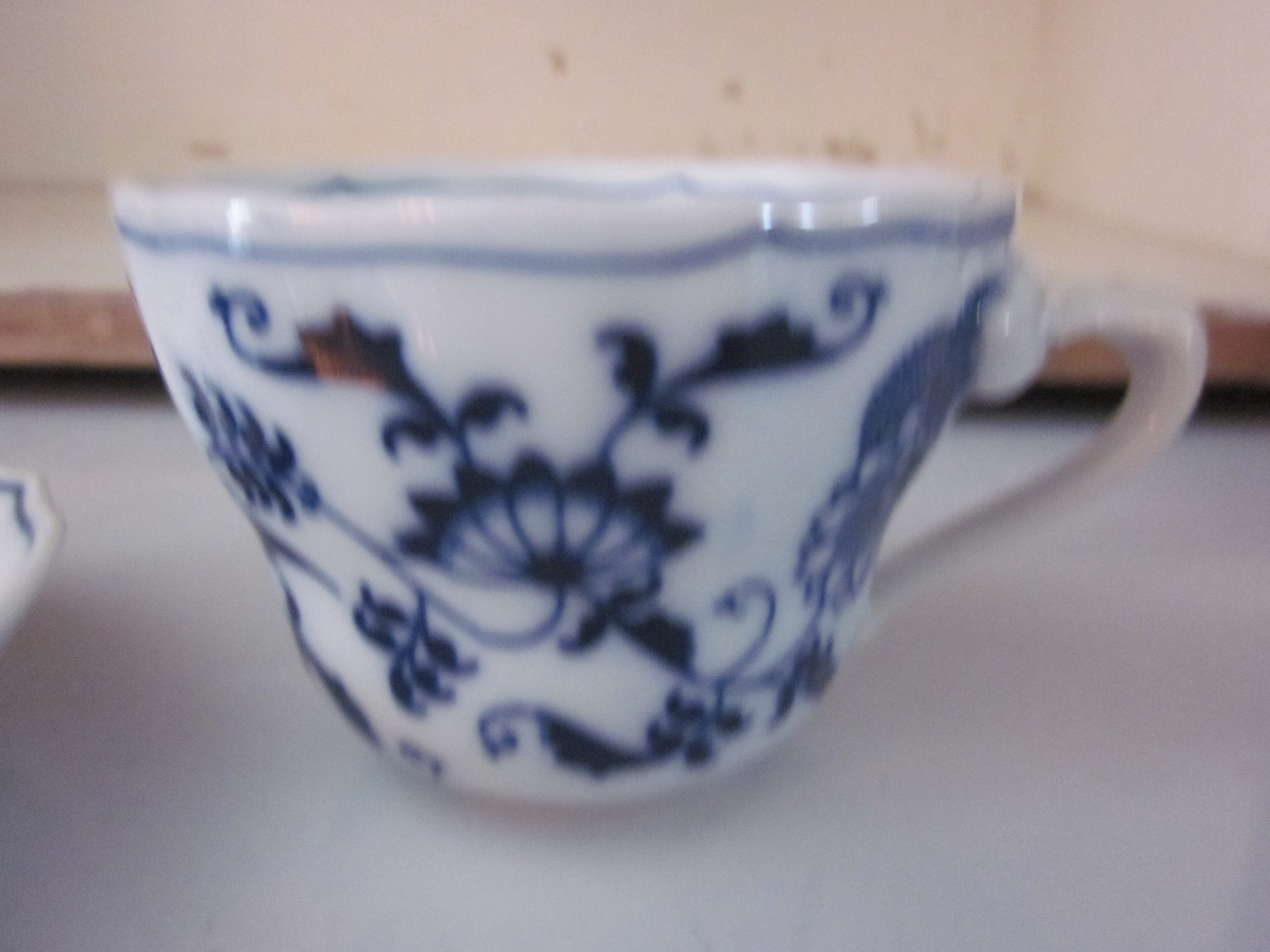 Blue Danube Teacup and Saucer Blue Danube China Japan Blue and - Etsy