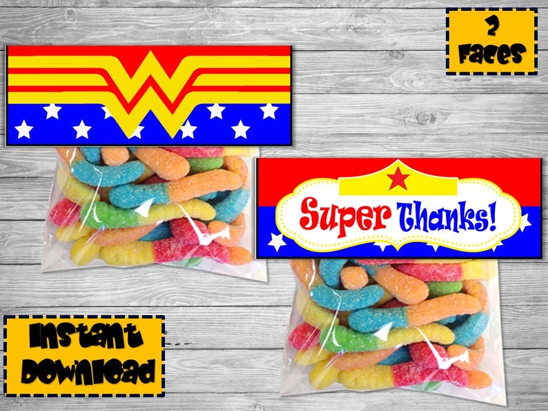 Wonder Woman Party Wonder Woman Decorations Wonder Woman Etsy