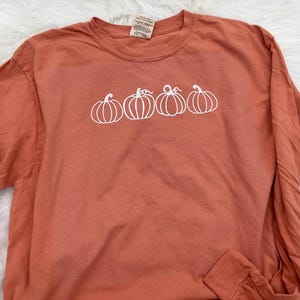 Pumpkin  Long Sleeve T-Shirt | Fall T-Shirt