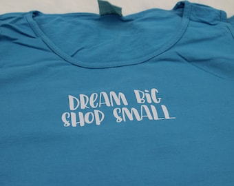 Dream Big Shop Small Comfort Colors Tank | Small Business Owner Tank Top