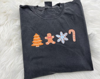 Christmas Cookie Long Sleeve T-Shirt | Christmas Cookies T-Shirt