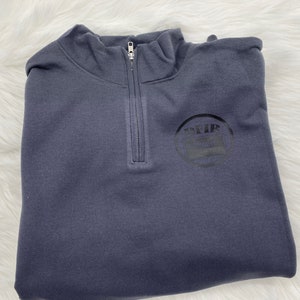 Custom Business Logo 1/4 Zip Sweatshirt
