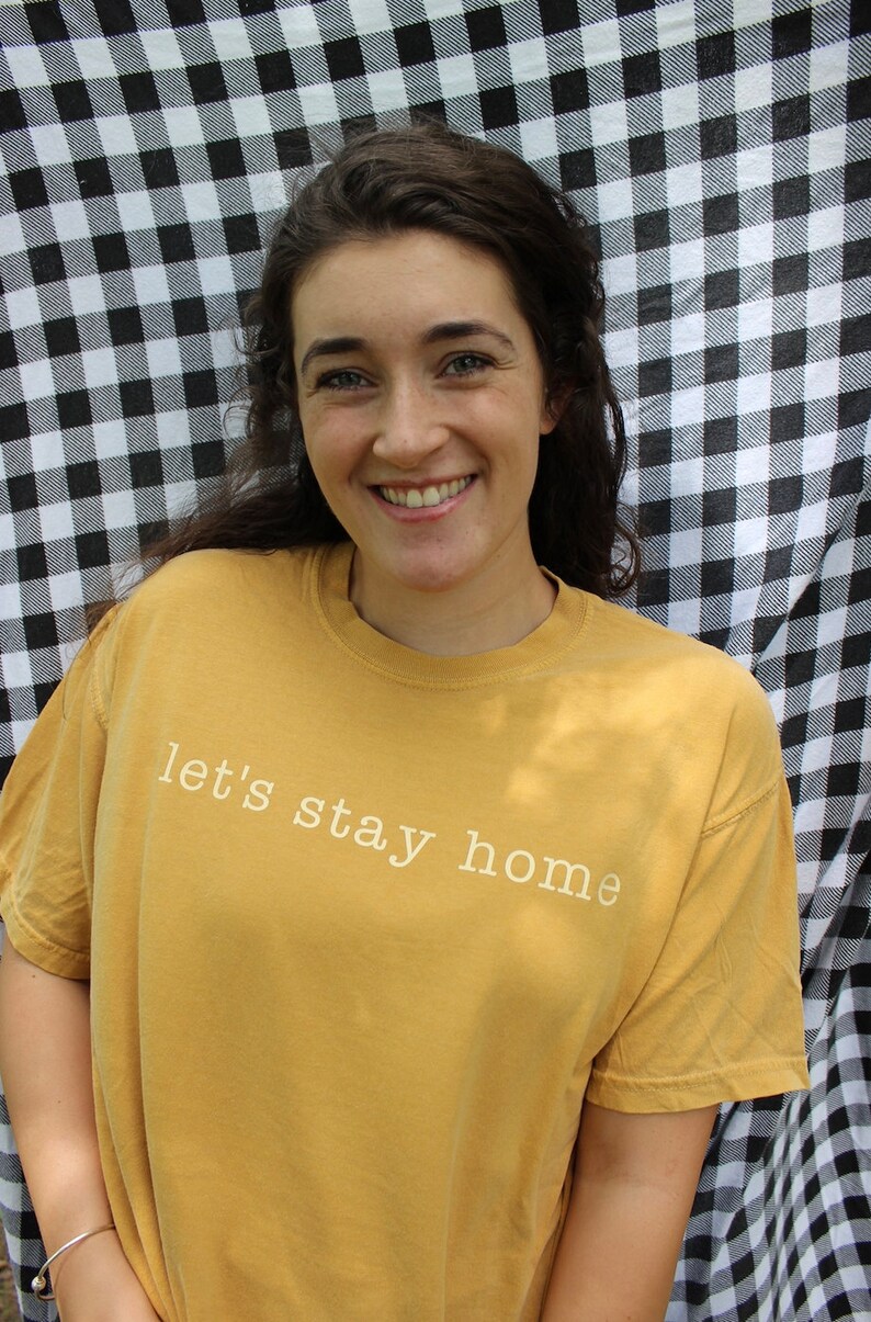 Let's Stay Home T-Shirt Let's Stay Home Shirt image 2
