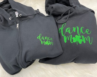 Sudadera de mamá de baile / camisas de baile / camisas de equipo de baile / mamá de baile / camisa de mamá de baile de trébol