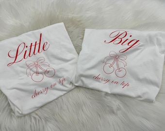Cherry Sorority Family Big Little Reveal Shirts