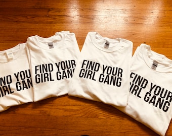 Encuentra tu camiseta Big Little Reveal de Girl Gang / Big Little Reveal Shirt / Pre Recruitment Shirt / Sorority Big Little Shirt