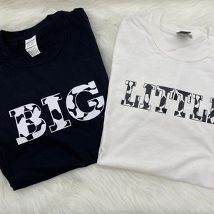 Cow Print / Cowgirl Sorority Family Big Little Reveal Shirts image 1