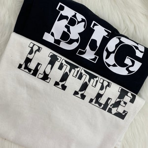 Cow Print / Cowgirl Sorority Family Big Little Reveal Shirts image 2