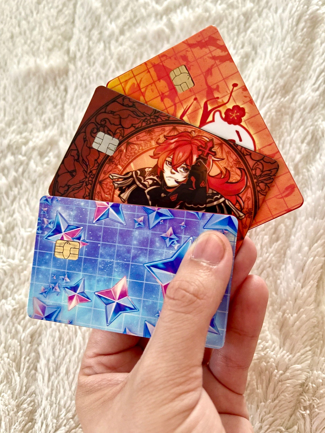 Genshin Inspired Credit Card Skins Etsy