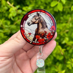 Horse Badge Reel 