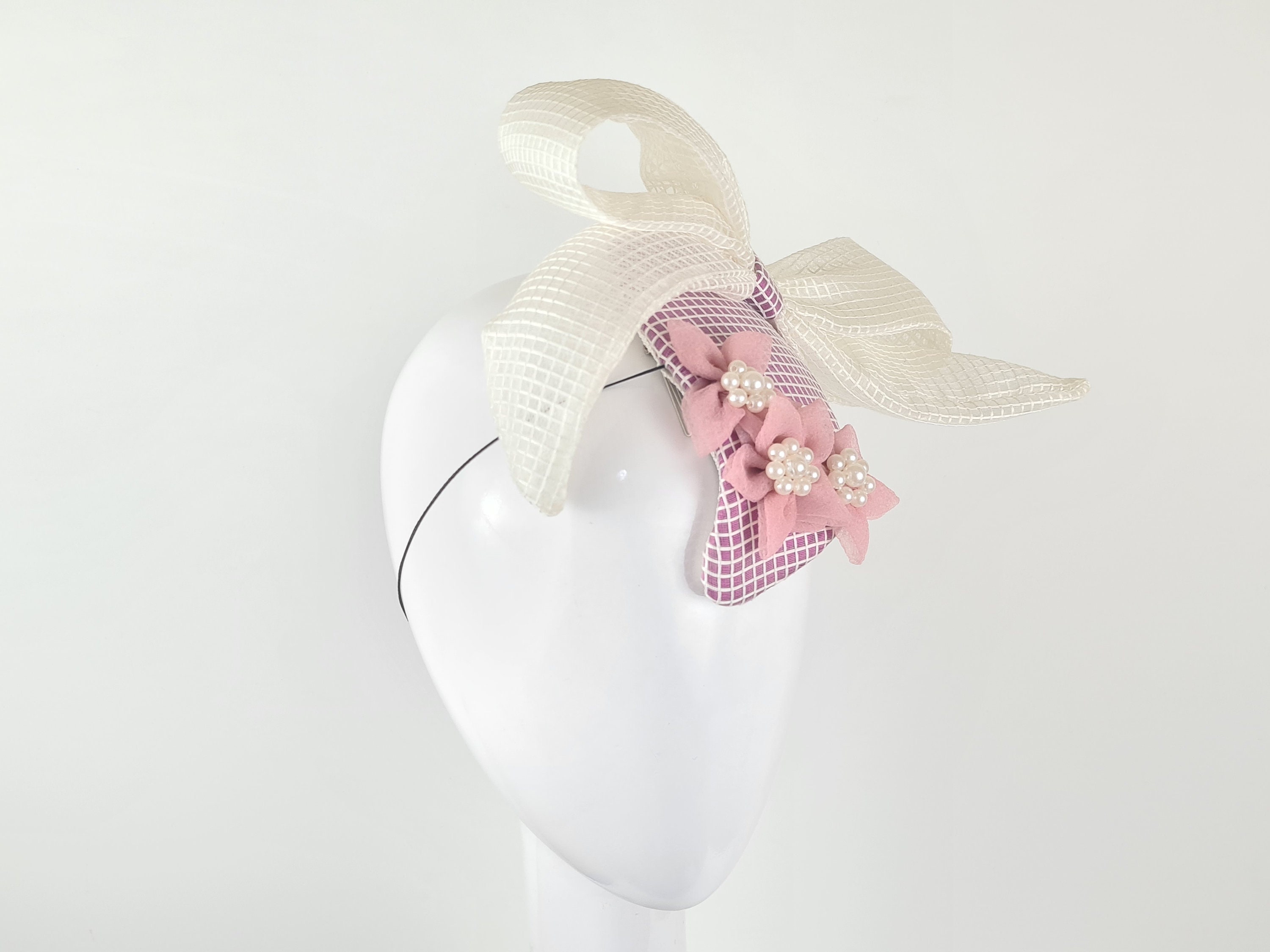 Pink Fascinator Hat Fascinator Ladies Hat Millinery | Etsy