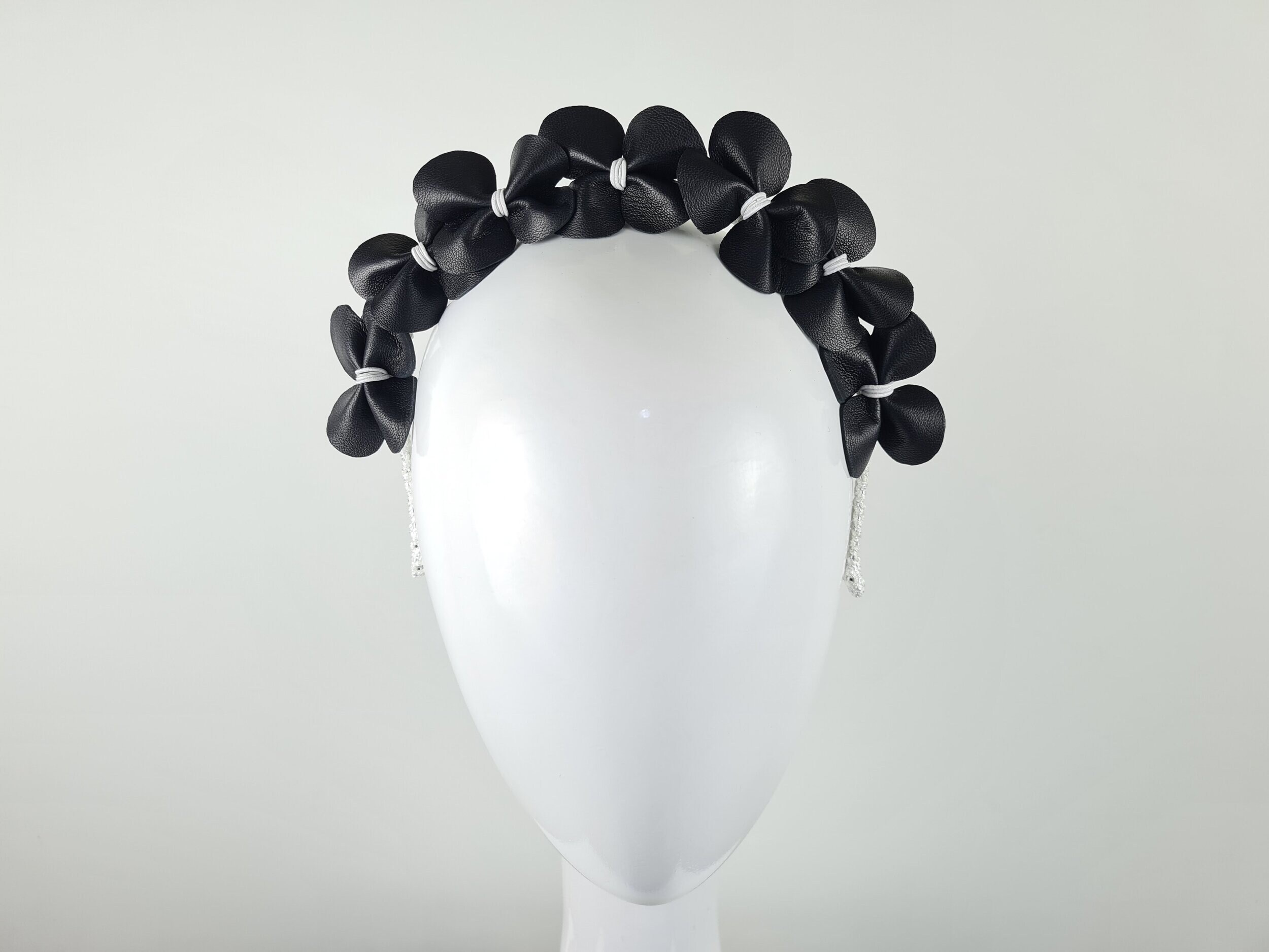 Fascinator di crinolina nera fascia di stile fascinator di moda Accessori Cappelli e berretti Cappellini e fascinator fascia alla moda nera fascia nera 