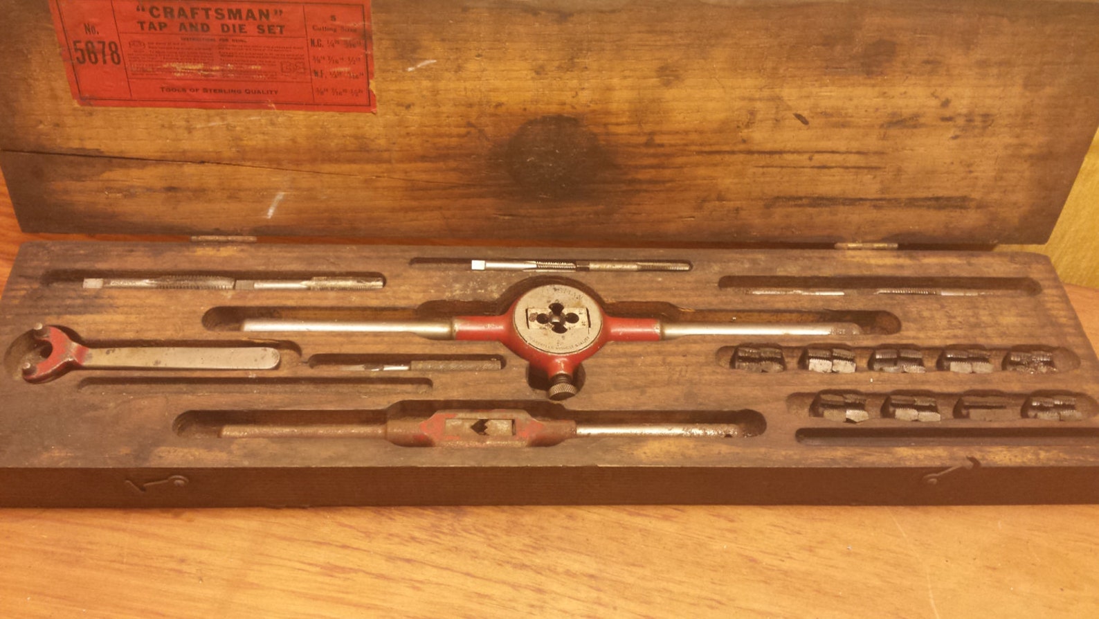 Vintage Craftsman Tap And Die Set Primitive Tap and Die Set Etsy